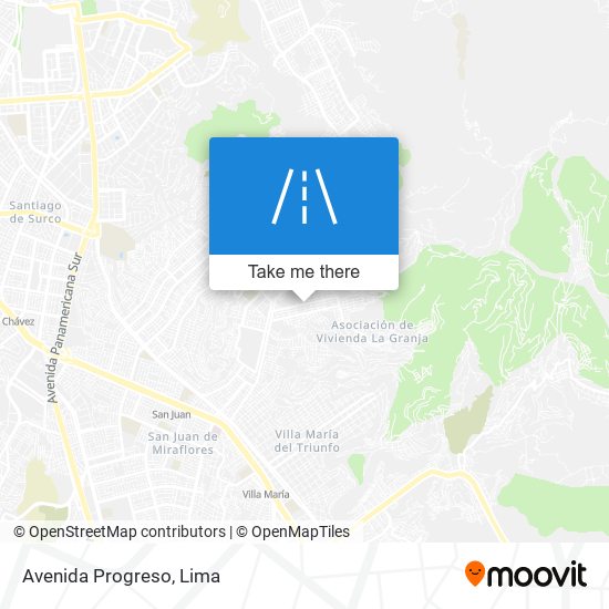 Avenida Progreso map