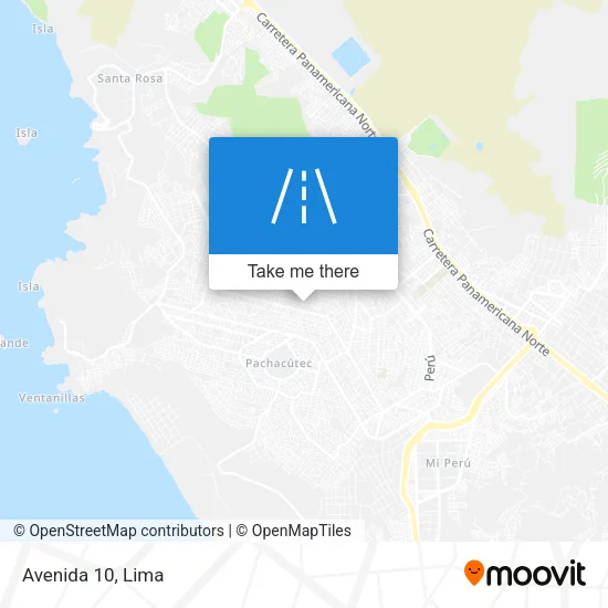 Avenida 10 map