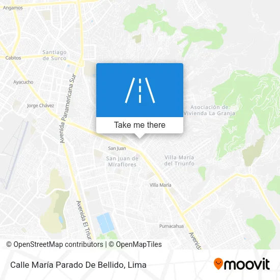 Mapa de Calle María Parado De Bellido