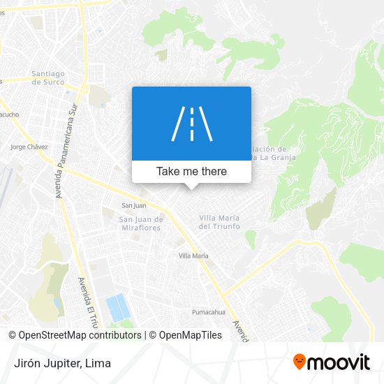 Mapa de Jirón Jupiter