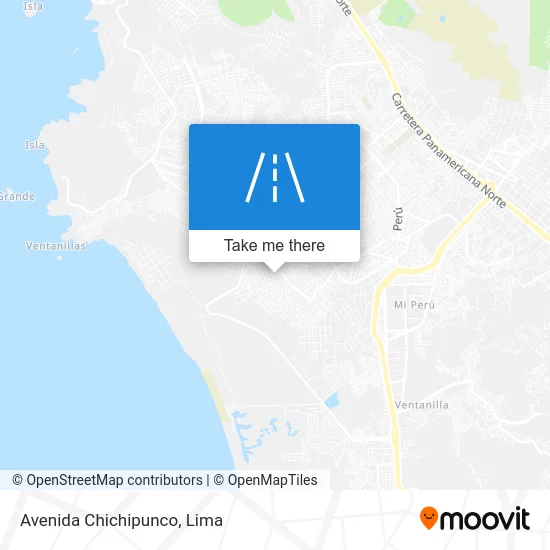 Avenida Chichipunco map