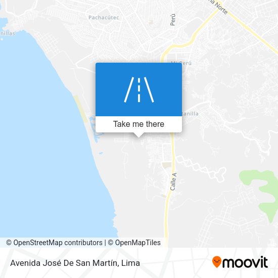 Avenida José De San Martín map