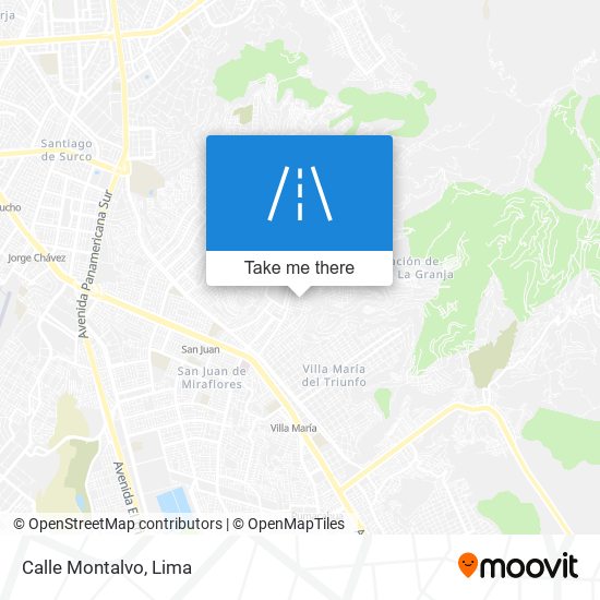 Mapa de Calle Montalvo