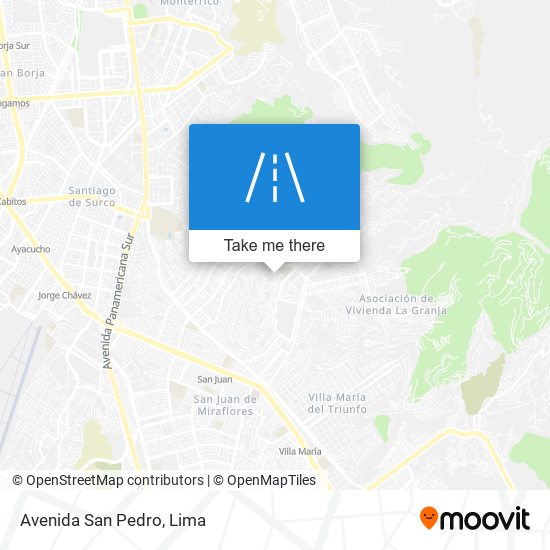 Avenida San Pedro map