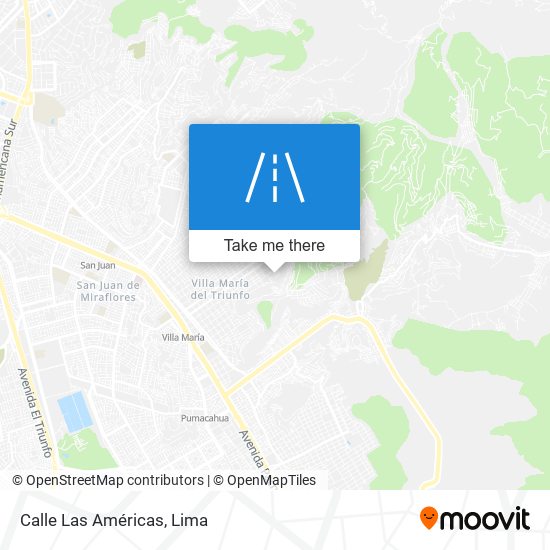 Calle Las Américas map