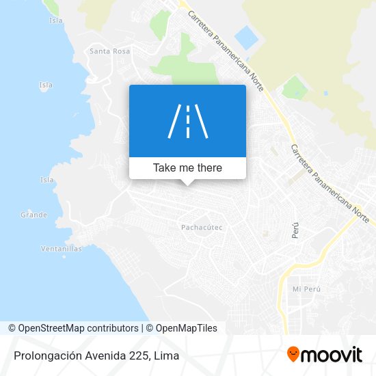 Prolongación Avenida 225 map