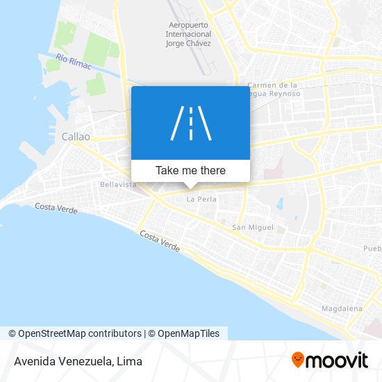 Avenida Venezuela map