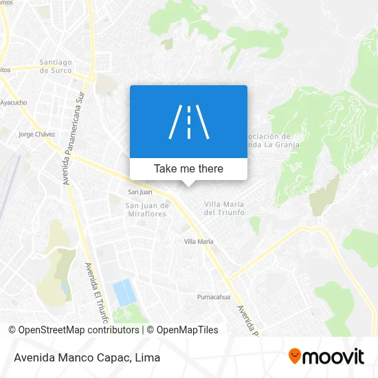 Avenida Manco Capac map