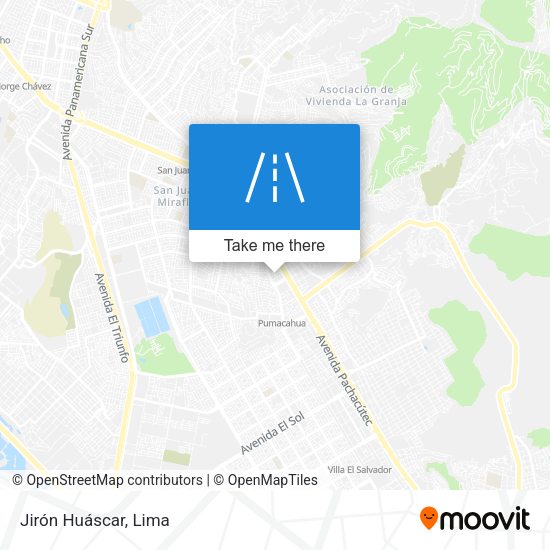 Mapa de Jirón Huáscar