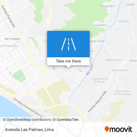 Avenida Las Palmas map