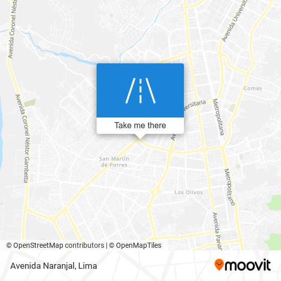Avenida Naranjal map