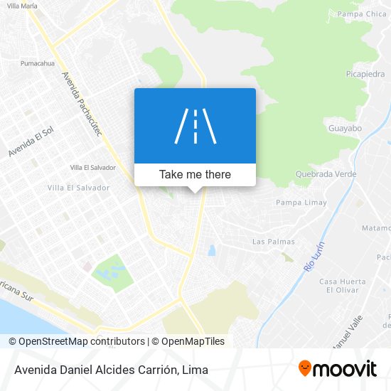 Avenida Daniel Alcides Carrión map