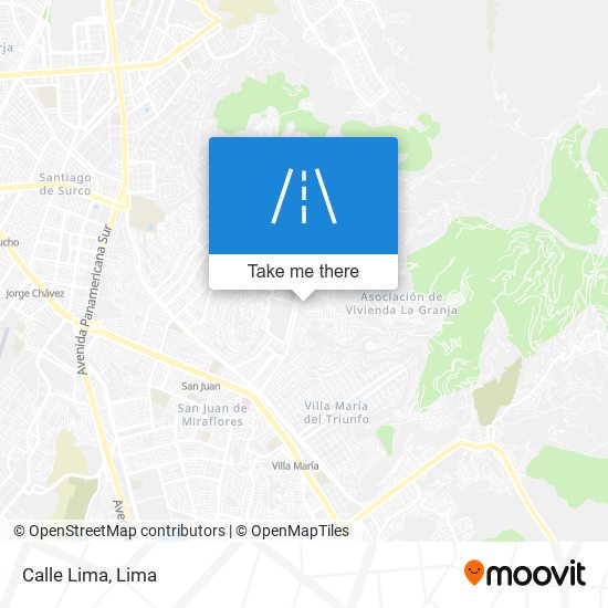 Calle Lima map