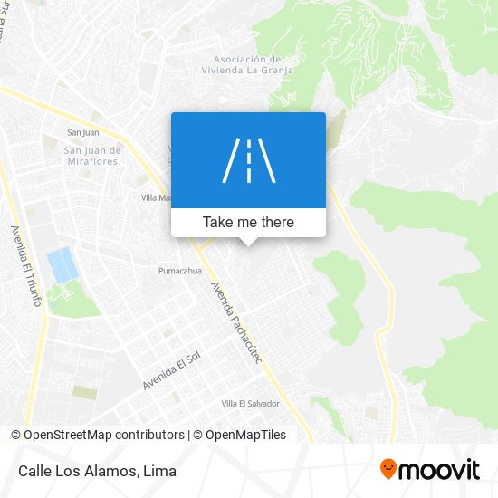 Calle Los Alamos map