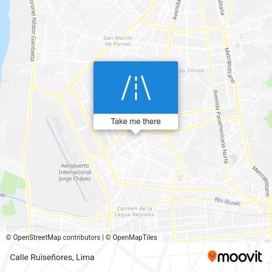 Mapa de Calle Ruiseñores
