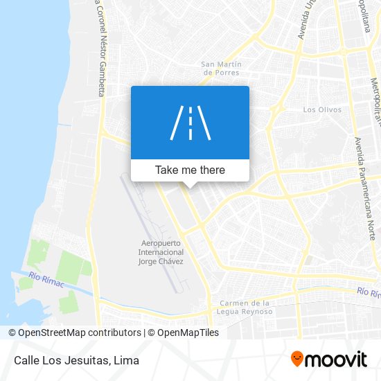 Calle Los Jesuitas map