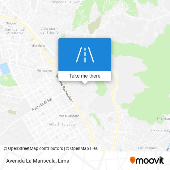 Avenida La Mariscala map
