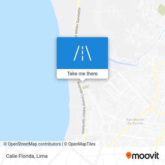 Mapa de Calle Florida