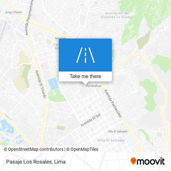 Pasaje Los Rosales map