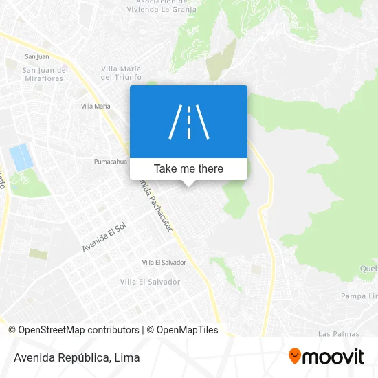 Avenida República map