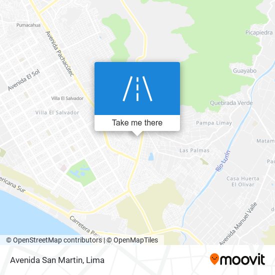 Avenida San Martin map