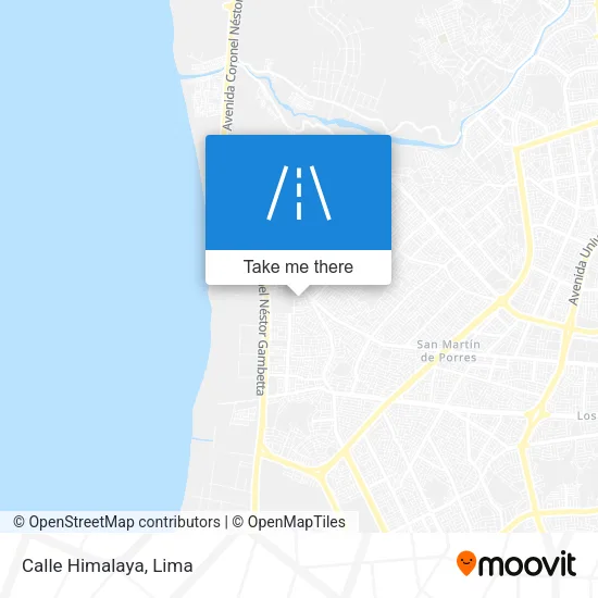 Mapa de Calle Himalaya