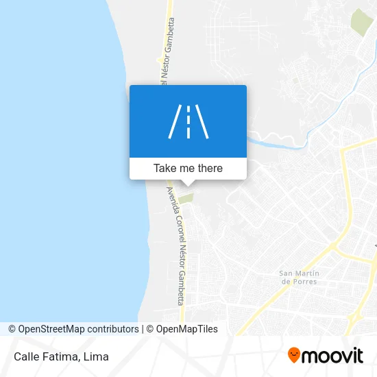 Mapa de Calle Fatima