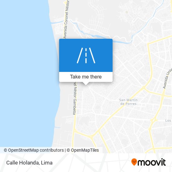 Calle Holanda map