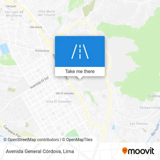 Avenida General Córdova map