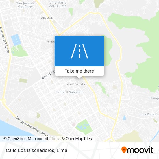 Calle Los Diseñadores map