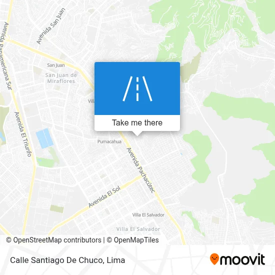 Calle Santiago De Chuco map