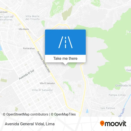 Avenida General Vidal map