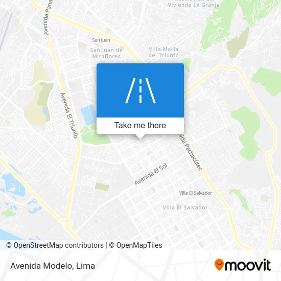 Avenida Modelo map
