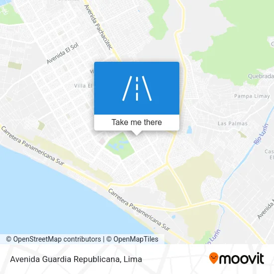 Avenida Guardia Republicana map