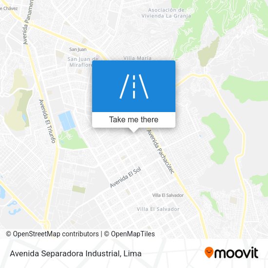 Avenida Separadora Industrial map