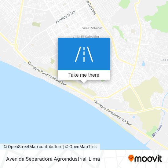 Avenida Separadora Agroindustrial map