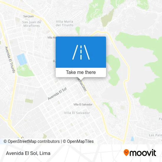 Avenida El Sol map