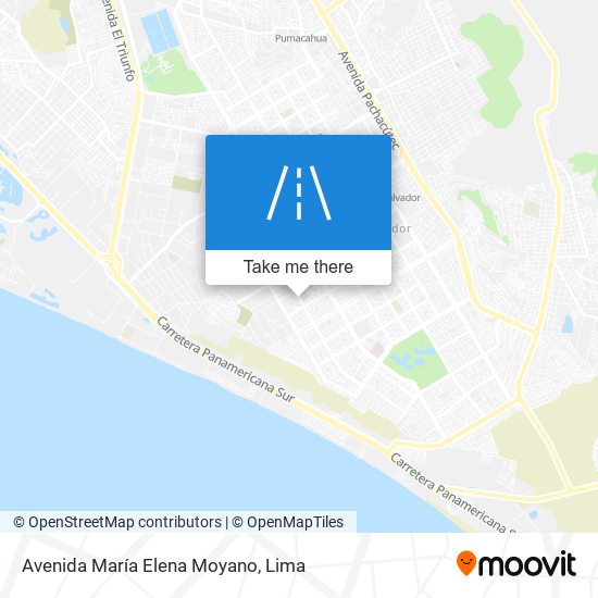 Avenida María Elena Moyano map