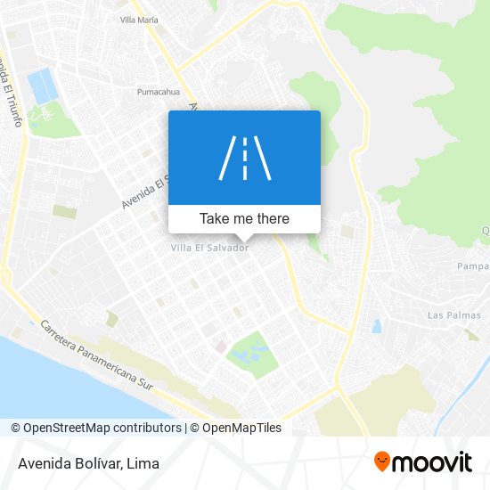 Avenida Bolívar map