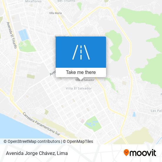 Mapa de Avenida Jorge Chávez