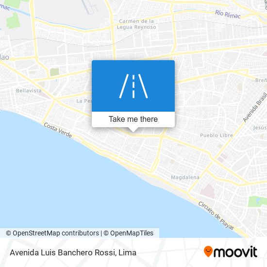 Avenida Luis Banchero Rossi map