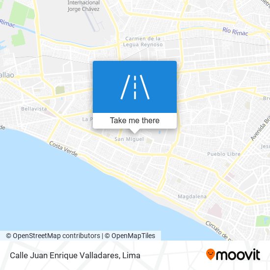 Calle Juan Enrique Valladares map