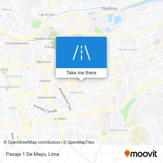 Mapa de Pasaje 1 De Mayo