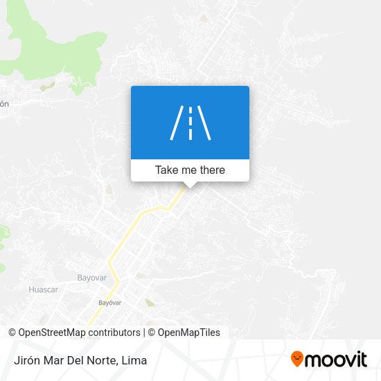 Jirón Mar Del Norte map