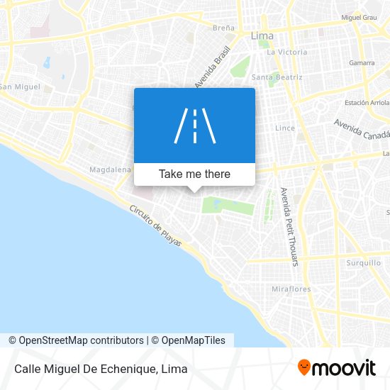 Calle Miguel De Echenique map
