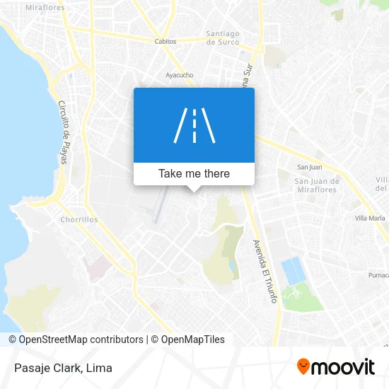Mapa de Pasaje Clark