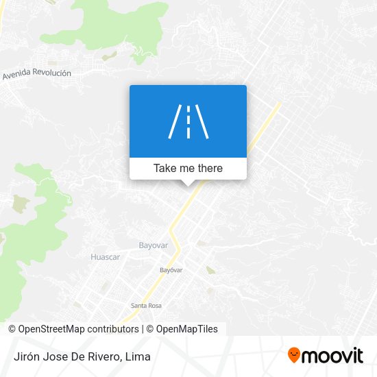 Jirón Jose De Rivero map