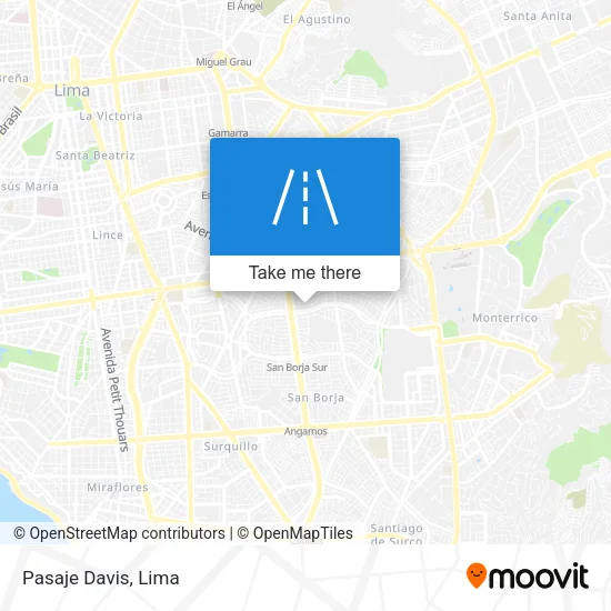 Pasaje Davis map