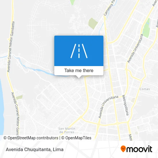 Avenida Chuquitanta map