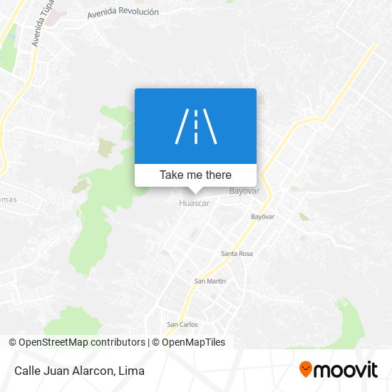 Mapa de Calle Juan Alarcon